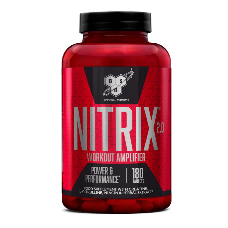 BSN Nitrix 2.0 Odżywka przedtreningowa - 180 tabletek