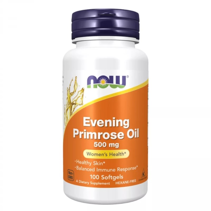 Now Foods Evening Primrose Oil (Olej z wiesiołka) 500 mg - 100 kapsułek