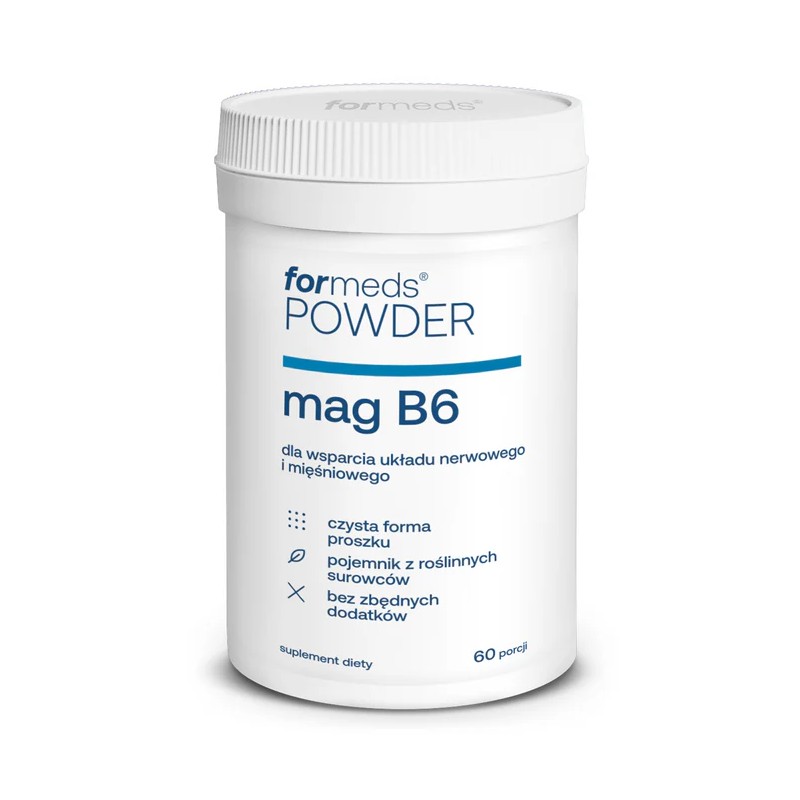 Formeds Powder Mag B6 (magnez i witamina B6 w proszku) - 55,8 g