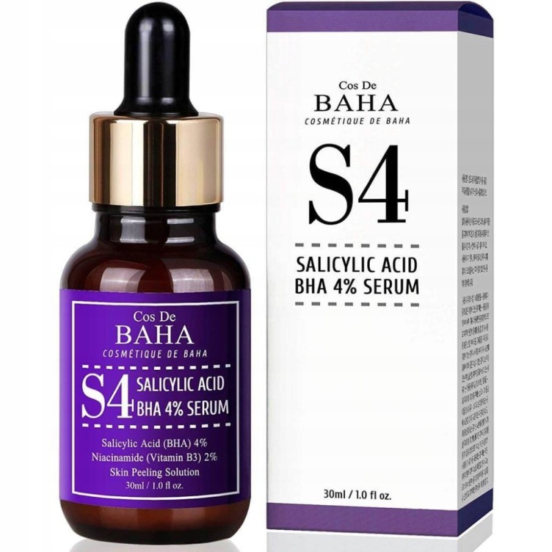 Cos De BAHA S4 Serum z kwasem salicylowym BHA 4% - 30 ml