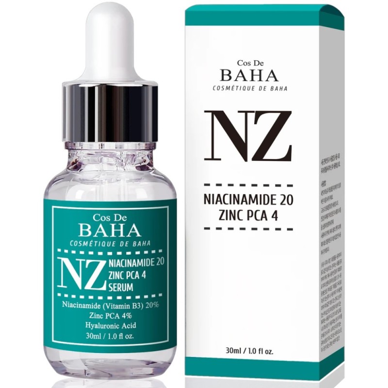 Cos De BAHA NZ Serum z niacynamidem 20% i cynkiem 4% - 30 ml