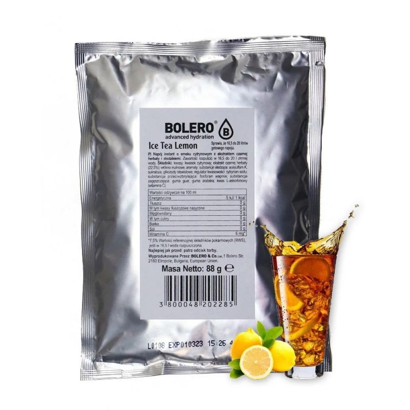 Bolero Bag Instant drink Ice Tea Lemon - 88 g
