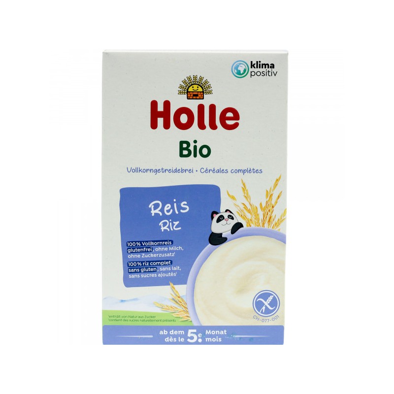 Holle Kaszka ryżowa pełnoziarnista BIO po 5 miesiącu - 250 g