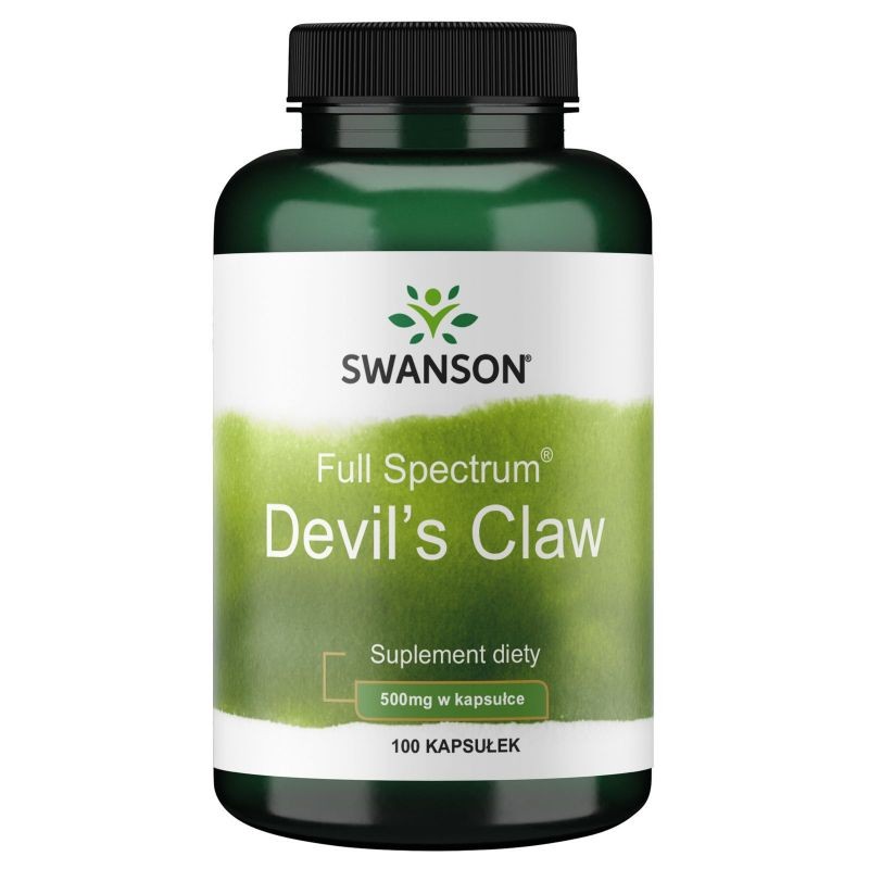 Swanson Full Spectrum Devil's Claw (Czarci Pazur) 500 mg - 100 kapsułek