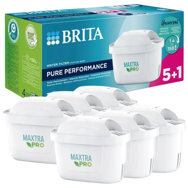 Brita Maxtra Pro Pure Performance Wkład filtrujący - 5+1 szt.