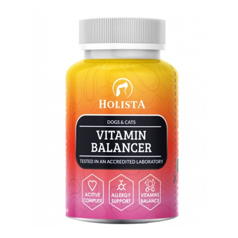 Holista Vitamin Balancer Witaminy i minerały dla psów i kotów - 90 tabletek