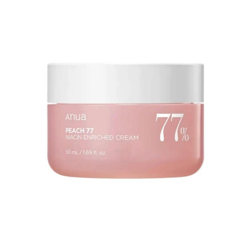 Anua Peach 77% Niacin Enriched Cream krem nawilżający do twarzy - 50 ml