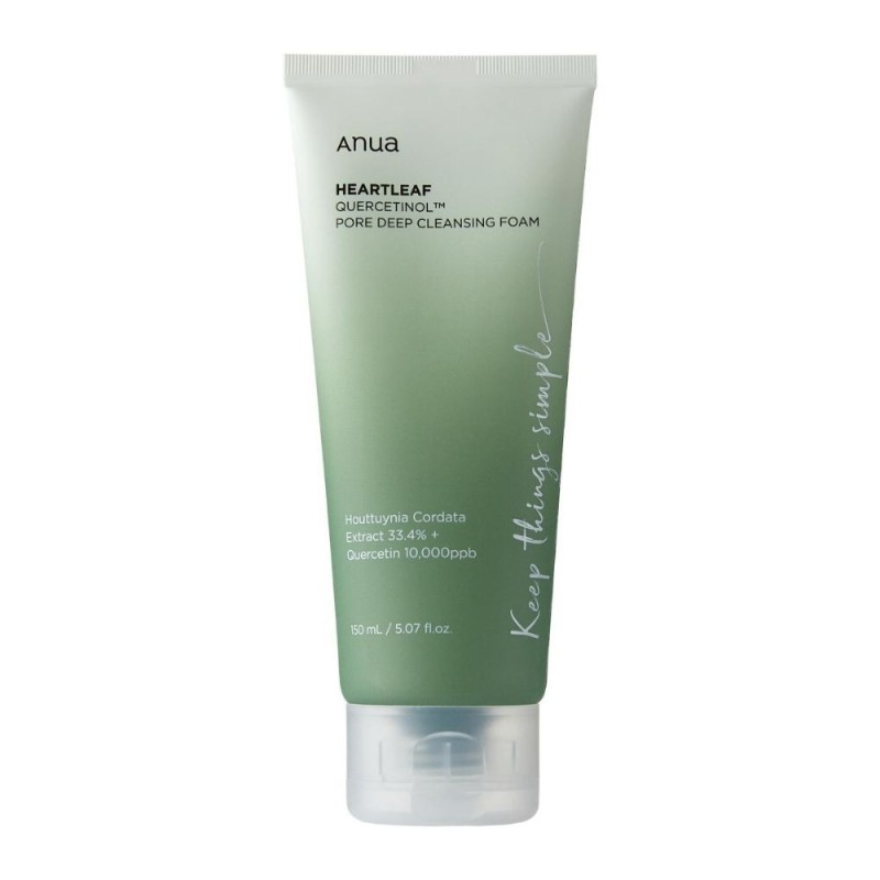 Anua Heartleaf Quercetinol Pore Deep Cleansing Foam oczyszczająca pianka do twarzy - 150 ml