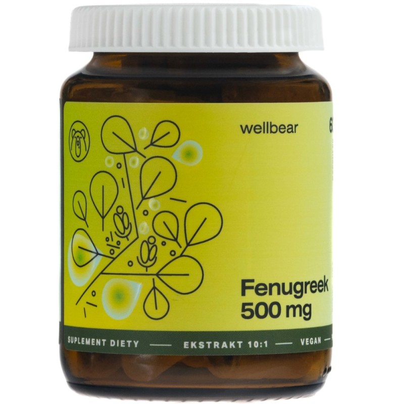 Wellbear Kozieradka 500 mg - 60 kapsułek