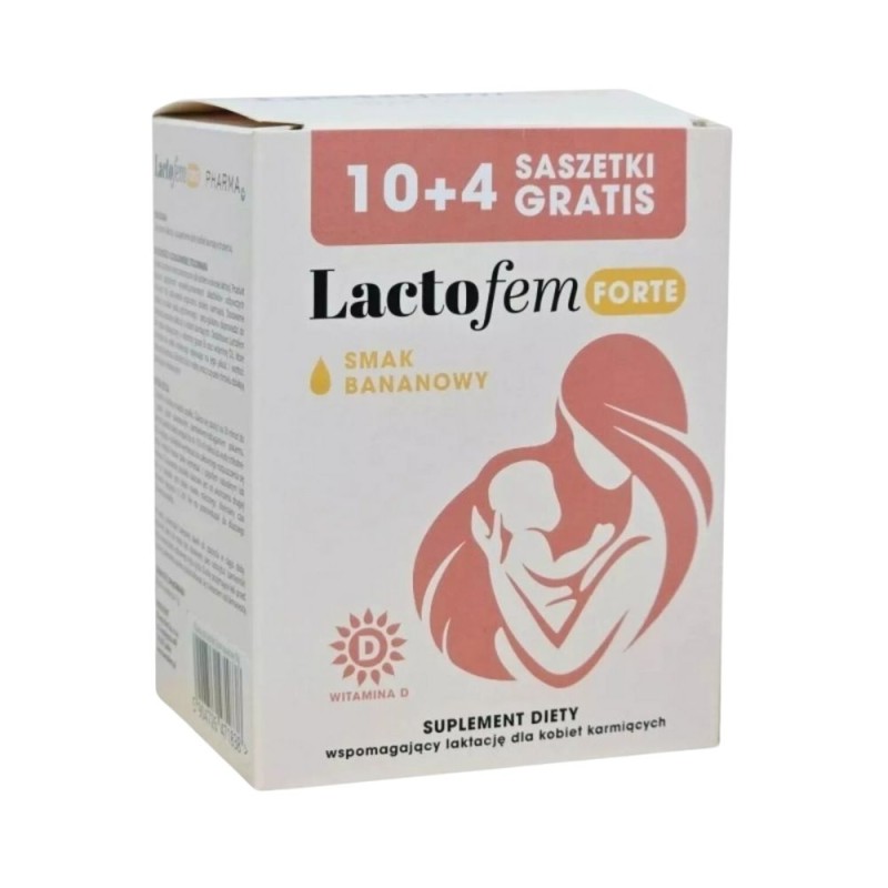 Pharma Dot Lactofem Forte, bananowy - 14 saszetek