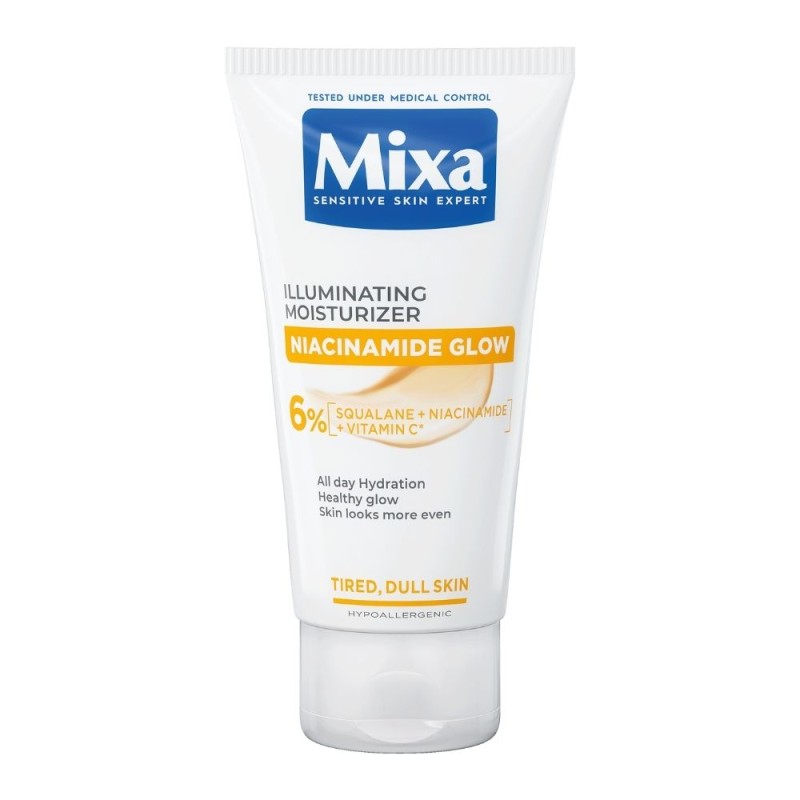 Mixa Niacinamide Glow Rozświetlający krem z niacynamidem - 50 ml