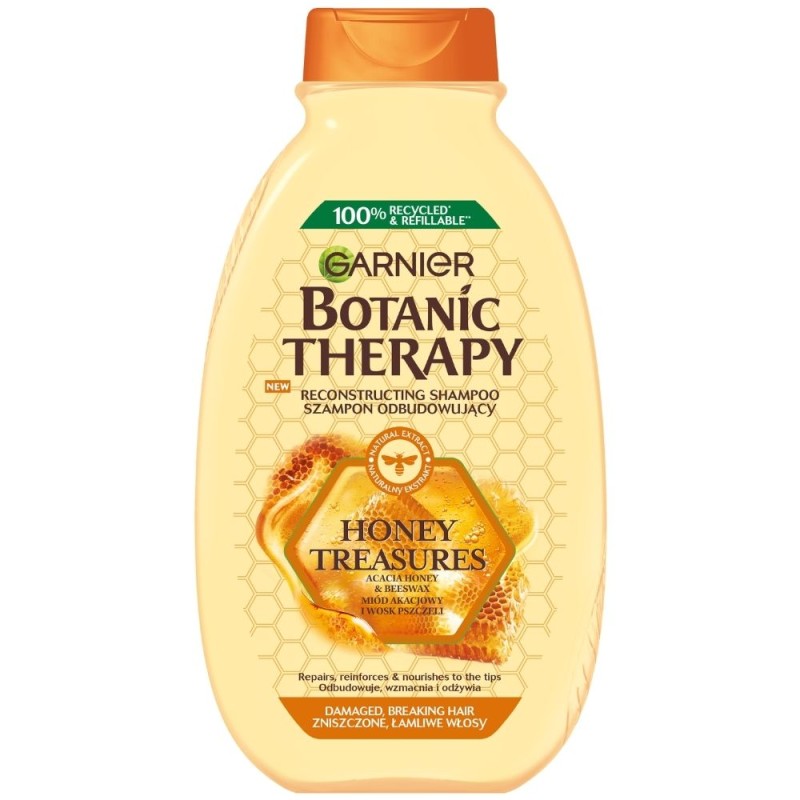 Garnier Botanic Therapy Szampon odbudowujący z miodem akacjowym - 400 ml