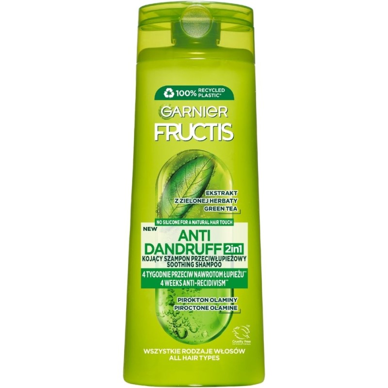 Garnier Fructis Anti Dandruff 2in1 Szampon przeciwłupieżowy - 400 ml