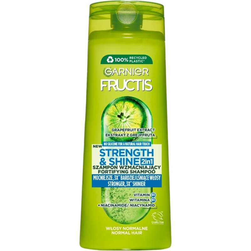 Garnier Fructis Strenght&Shine Szampon do włosów normalnych - 400 ml