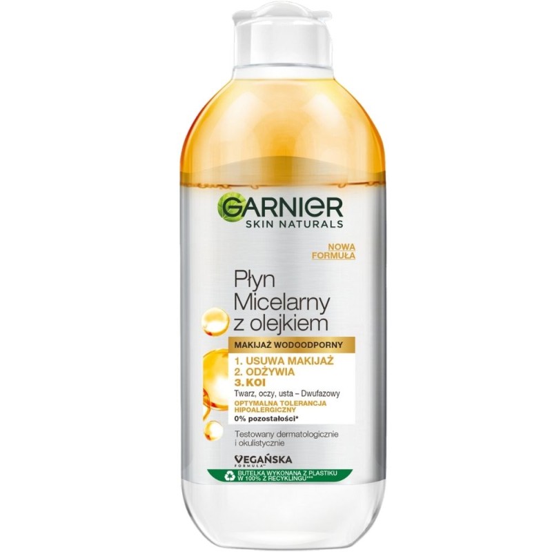 Garnier Skin Naturals Płyn micelarny z olejkiem arganowym - 400 ml