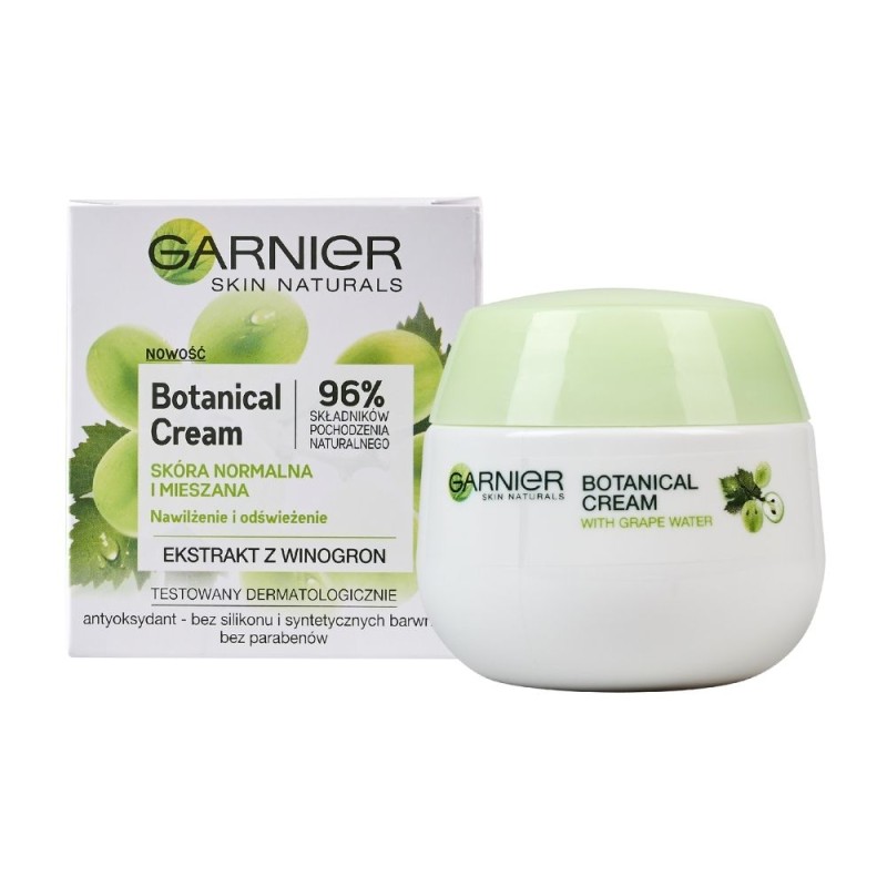 Garnier Skin Naturals Botanical Krem nawilżający dla normalnej i mieszanej skóry - 50 ml