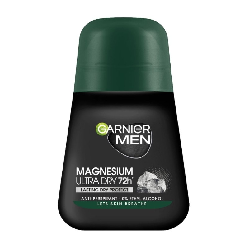 Garnier Mineral Men Magnesium Ultra Dry 72h Antyperspirant Roll-on - 50 ml