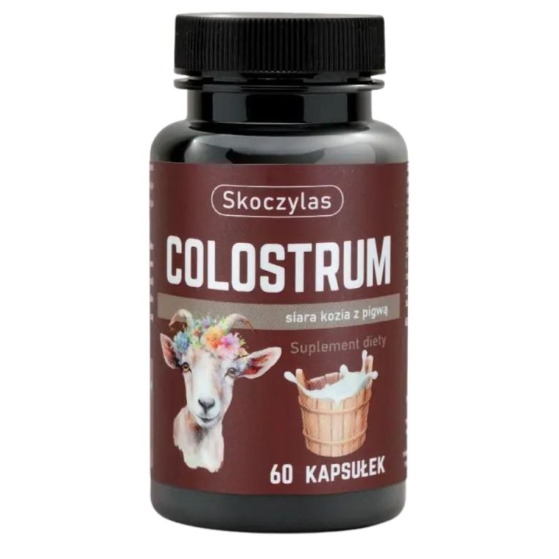 Skoczylas Colostrum siara kozia z pigwą - 60 kapsułek