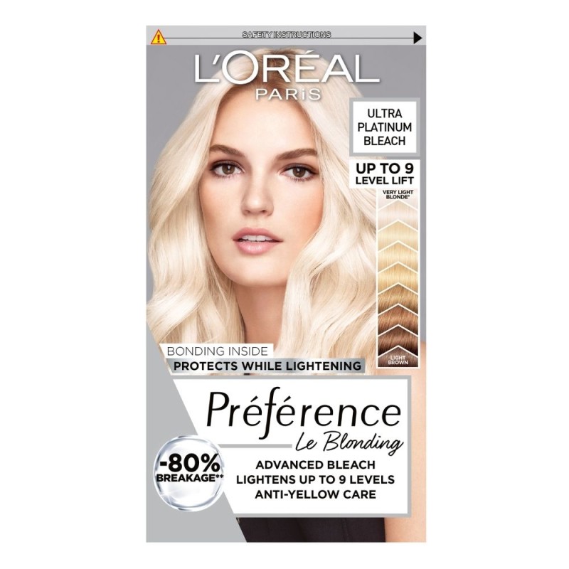 L'Oréal Paris Preference Rozjaśniacz Ultra Platinum Bleach z Bonding Complex