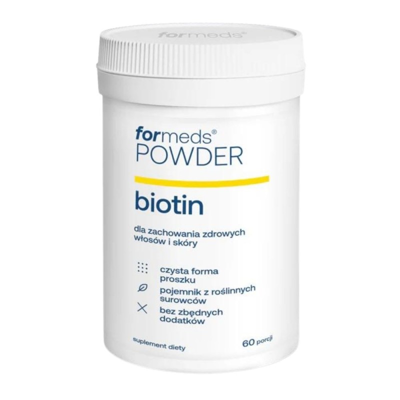 Formeds Powder Biotin (biotyna) 2500 mcg - 49,2 g