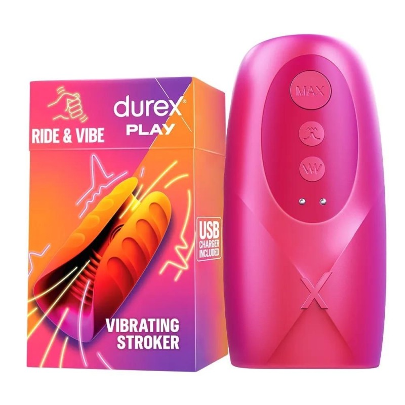 Durex Play Ride&Vibe Masturbator męski wibrujący