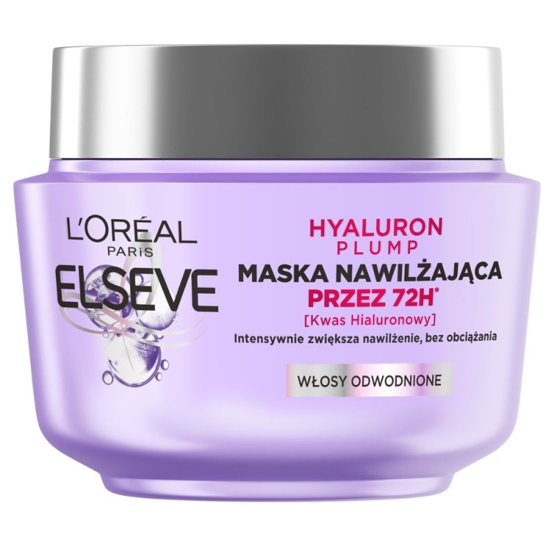 L'Oréal Paris Elseve Hyaluron Plump Maska nawilżająca do włosów - 300 ml