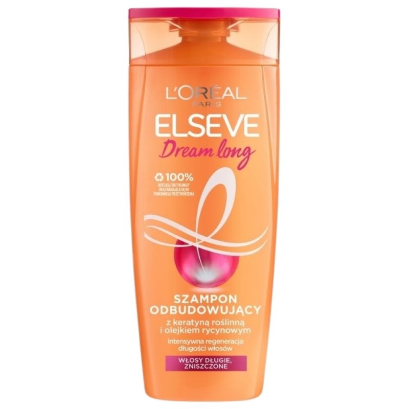 L'Oréal Paris Elseve Dream Long Szampon odbudowujący - 400 ml