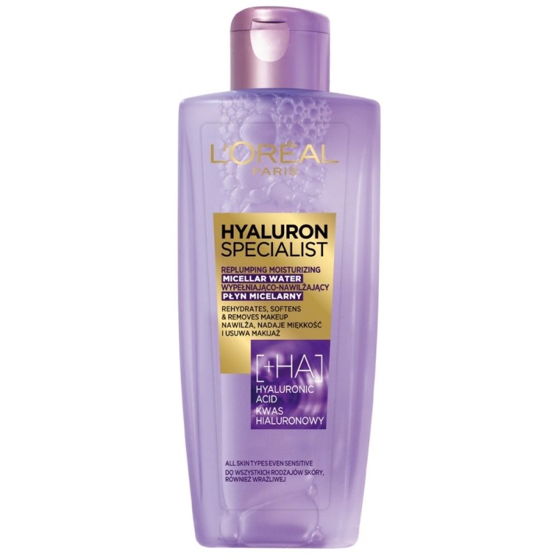 L'Oréal Paris Hyaluron Specialist Nawilżający płyn micelarny - 200 ml