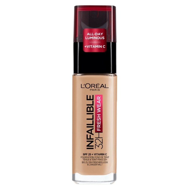 L'Oréal Paris Długotrwały podkład Infaillible 32h Fresh Wear 140 Beige Dore - 30 ml