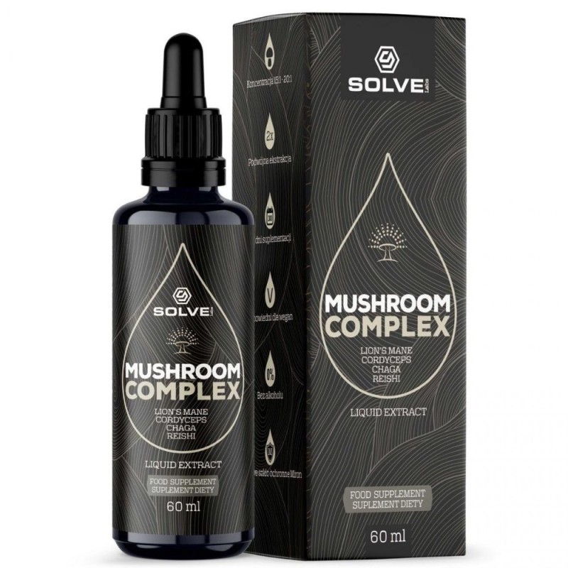 Solve Labs Mushroom Complex (4 grzyby) - 60 ml