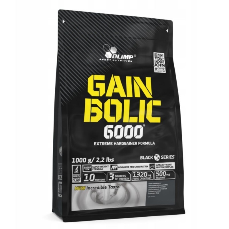 Olimp Gain Bolic 6000 czekoladowy - 1000 g