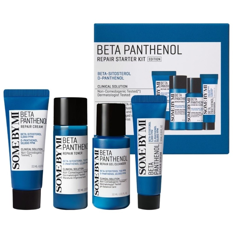 Some By Mi Beta Panthenol Repair Starter Kit - Rewitualizujący zestaw do twarzy