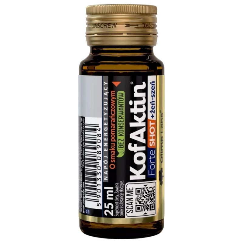 Olimp Kofaktin® Forte Shot + Żeń-szeń - 25 ml