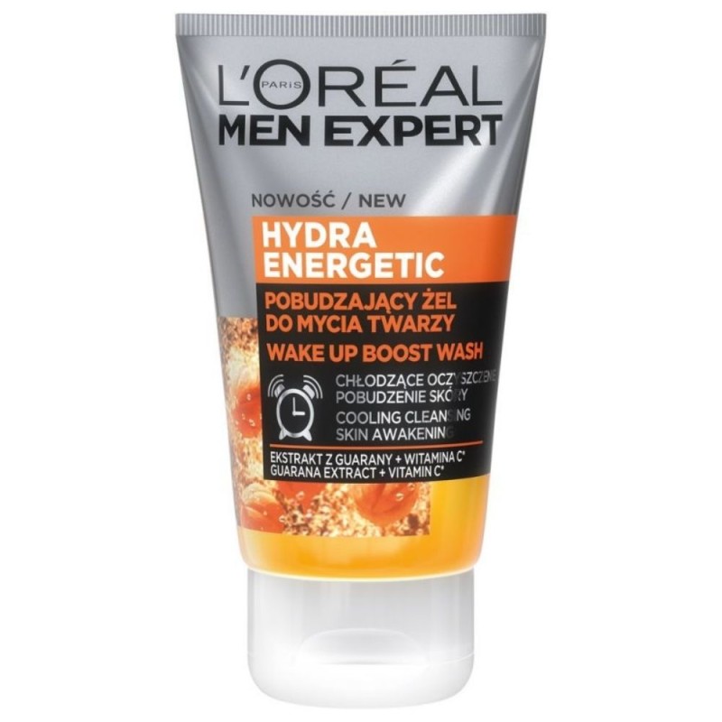 L'Oréal Paris Men Expert Hydra Energetic Pobudzający żel do mycia twarzy - 100 ml