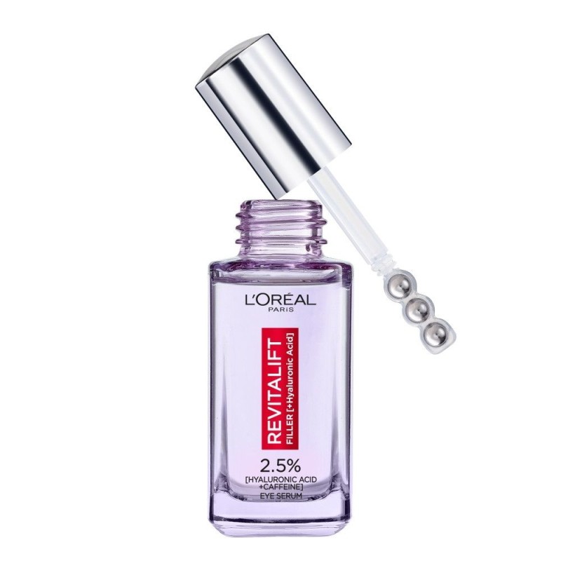 L'Oréal Paris Revitalift Filler Serum pod oczy z kwasem hialuronowym - 20 ml