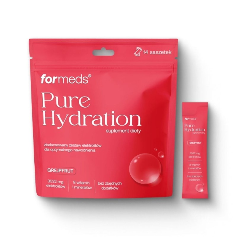 Formeds Pure Hydration Elektrolity Grejpfrut - 14 saszetek