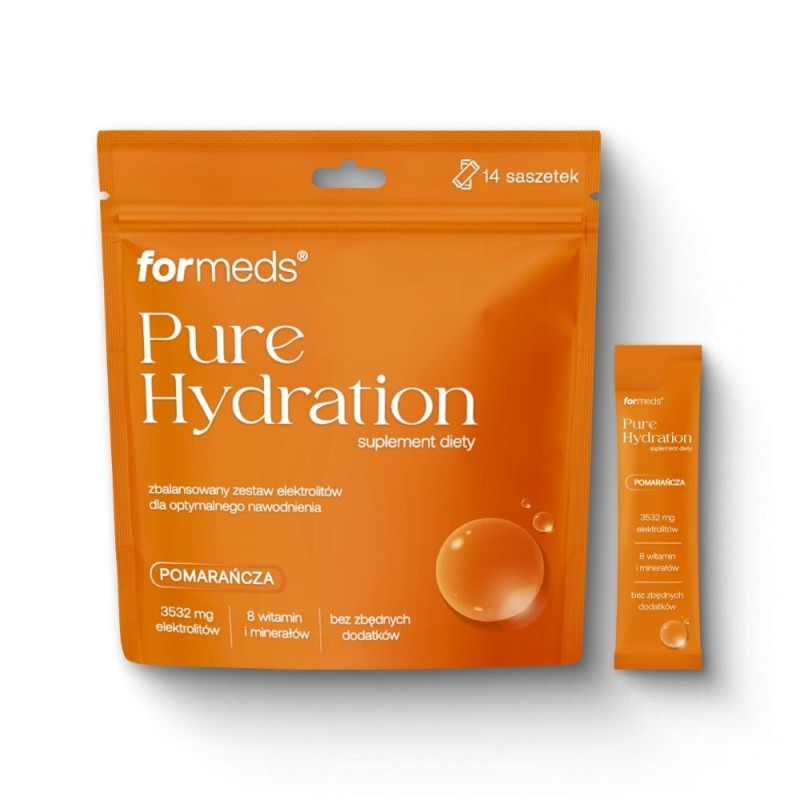 Formeds Pure Hydration Elektrolity Pomarańcza - 14 saszetek