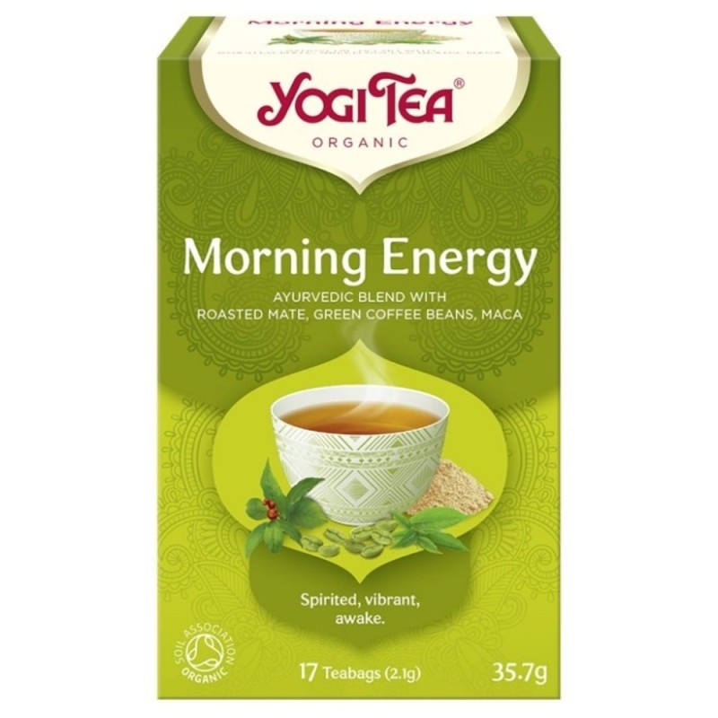 Yogi Tea Morning Energy Herbatka energetyzująca ziołowo-korzenna - 17 saszetek