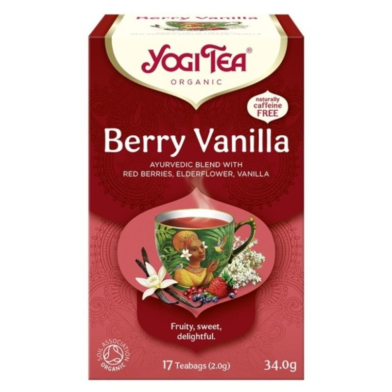 Yogi Tea Berry Vanilla Herbatka owocowo-waniliowa - 17 saszetek