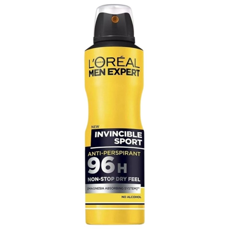 L'Oréal Paris Men Expert Invincible Sport 96h Dezodorant w sprayu - 150 ml