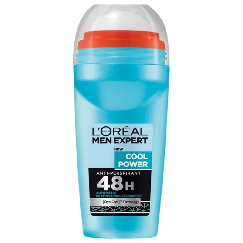 L'Oréal Paris Men Expert Cool Power 48h Antyperspirant Roll-on - 50 ml