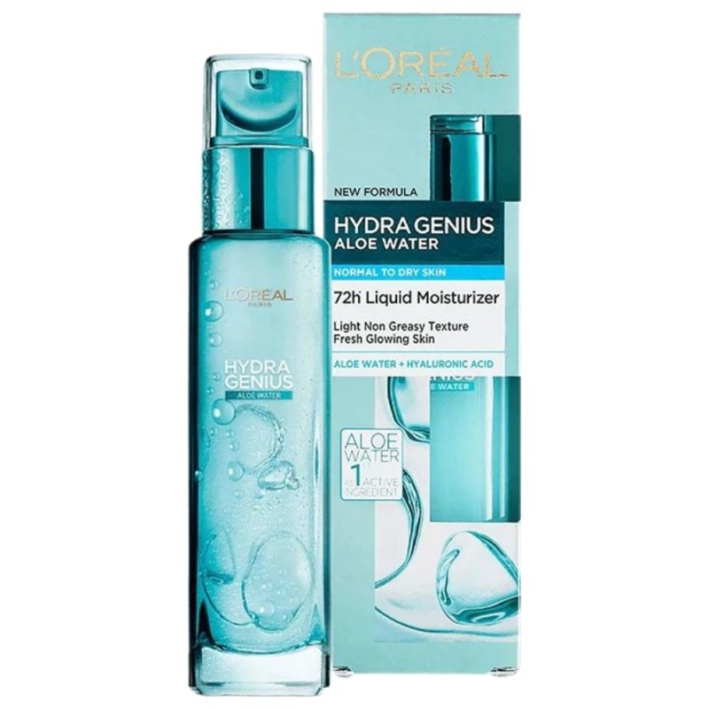 L'Oréal Paris Hydra Genius Krem nawilżający z wodą aloesową - 70 ml