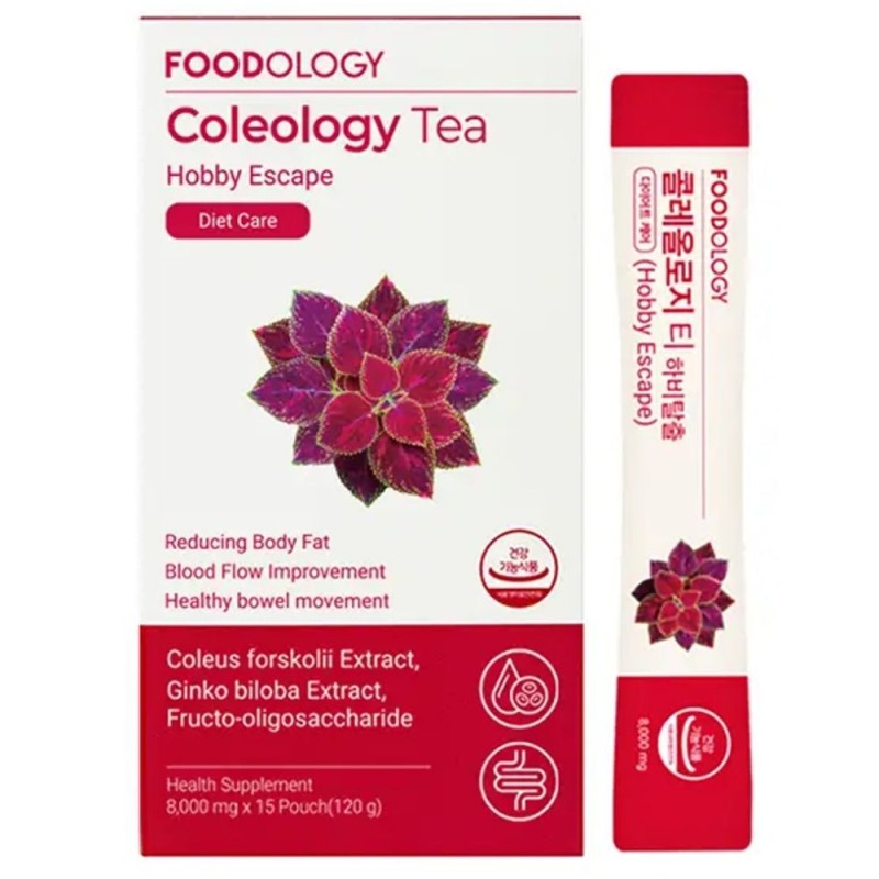 Foodology Coleology Tea, granat - 15 saszetek