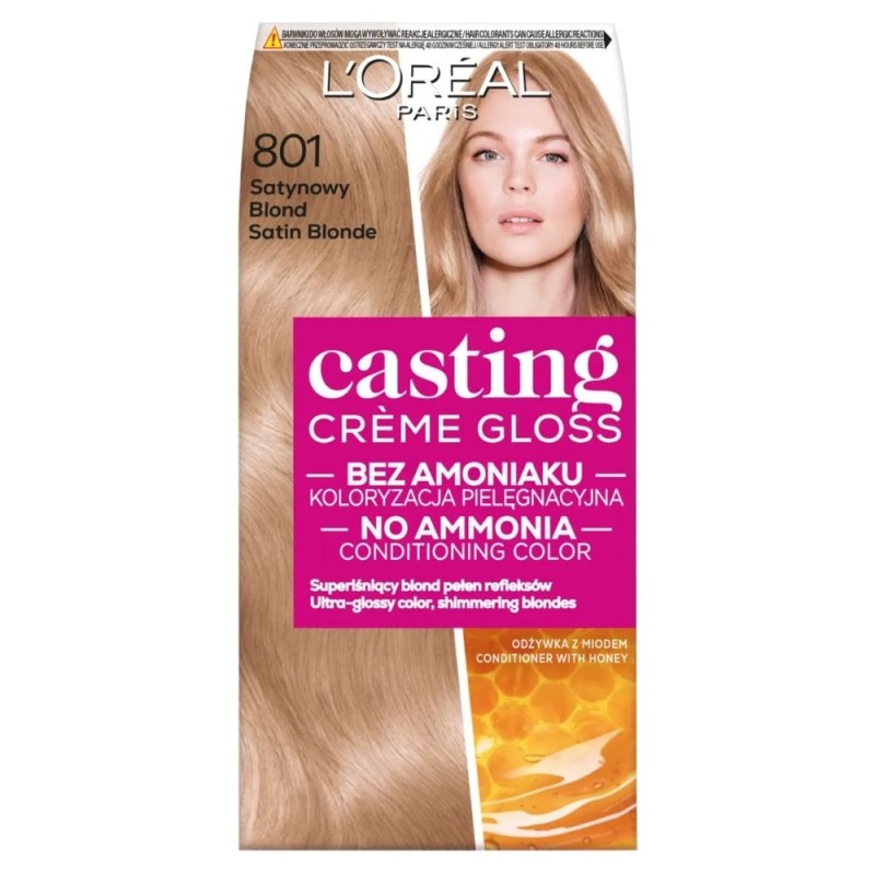 L'Oréal Paris Casting Créme Gloss Krem koloryzujący 801 Satynowy Blond