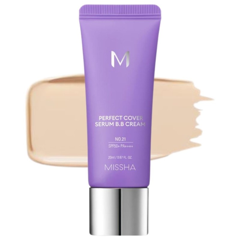 Missha M Perfect Cover Krem BB z serum SPF50+ odcień 21 - 20 ml