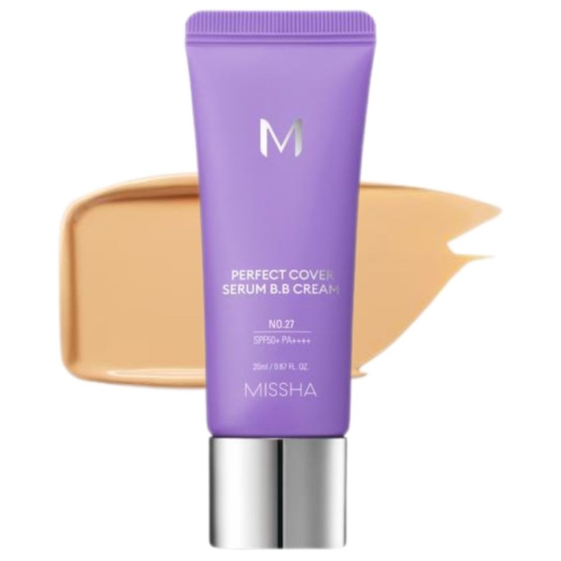 Missha M Perfect Cover Krem BB z serum SPF50+ odcień 27 - 20 ml