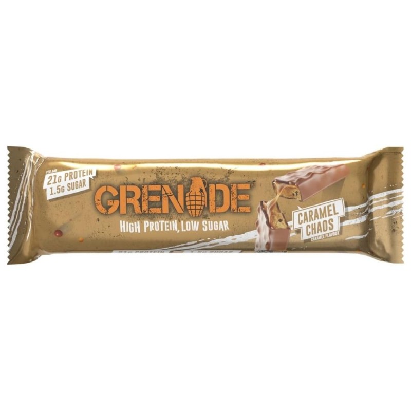 Grenade Baton proteinowy karmelowy - 60 g