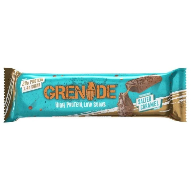 Grenade Baton proteinowy, chipsy czekoladowe z solonym karmelem - 60 g