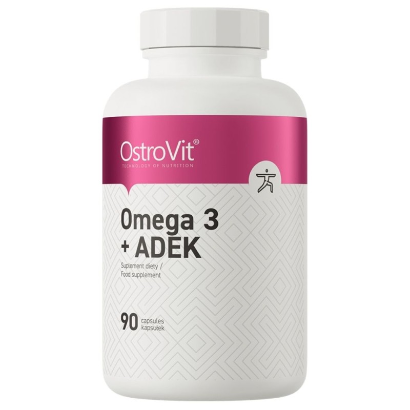 OstroVit Omega 3 + ADEK - 90 kapsułek