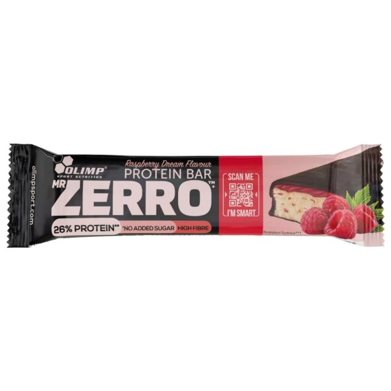 Olimp Mr Zerro Protein Bar Baton proteinowy, malina - 50 g